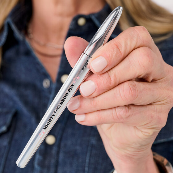 Might Fine Brow Pen in hand