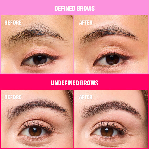 Eyebrow wax before and after comparisons