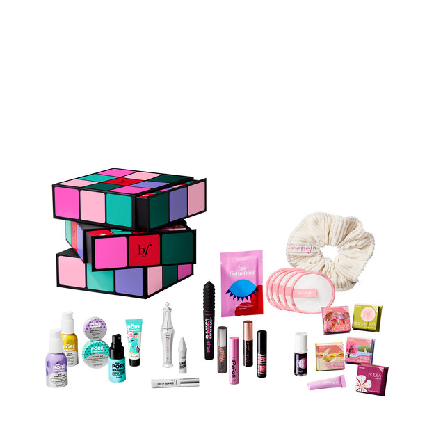 Glam Cube Advent Calendar packaging and products